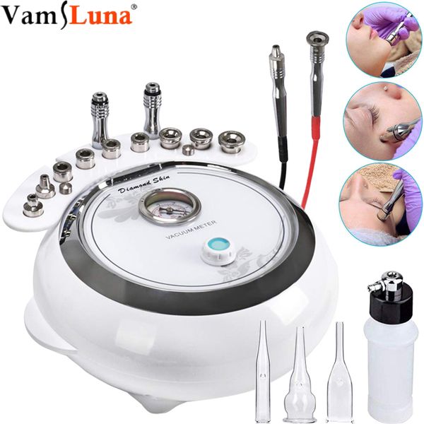 

3 in 1 diamond microdermabrasion machine facial skin care salon equipment w/vacuum & spray for personal home use