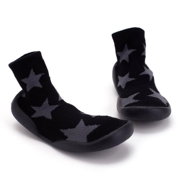 

autumn winter children floor shoes soft anti-slip toddler baby shoes fashion casual warm for boys girls, Black