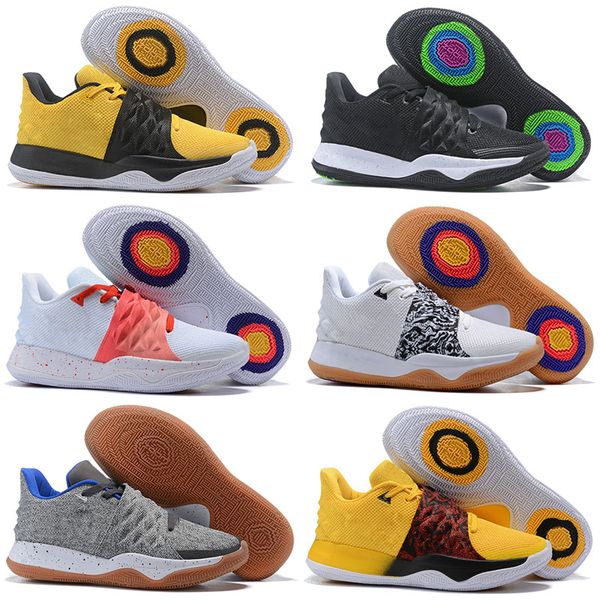 

2019 new mens kyrie iv low cut basketball shoes 4 mens designer trainers sneakers men's sports basketball shoes 14 color designer train