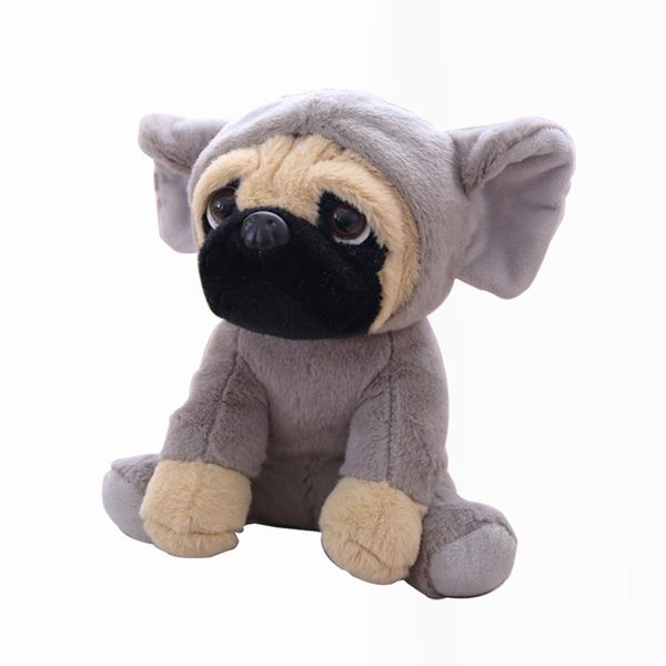Acheter Le Sharpei A Tourné La Poupée De Chien En Peluche Chapeau Chapeau De Poupée De Simulation De Chien Chien De Berger Carlin Animaux En Peluche