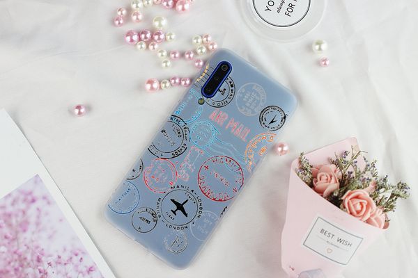 

fashion soft tpu phone case cover for coque xiaomi redmi 4x 4a 6a 7a y3 k20 5 plus note 8 7 6 5 pro retro post card passport stamps