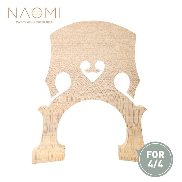 

naomi double bass bridge maple wood bridge for 4/4 double bass musical instruments replacement new