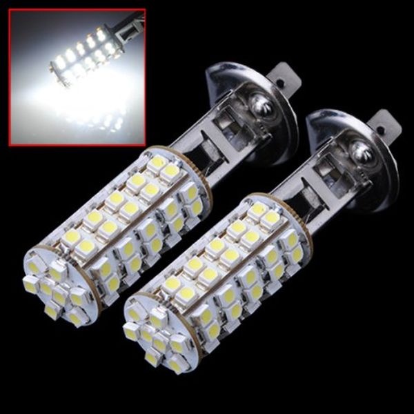

new 2x car h1 68 smd led white fog driving head light lamp bulb