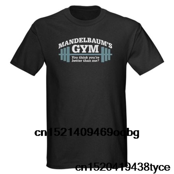 

2018 fashion wholesale seinfeld: mandelbaum gymer - dark t-shirt 100% cotton male o-neck t shirt casual short tee, White;black