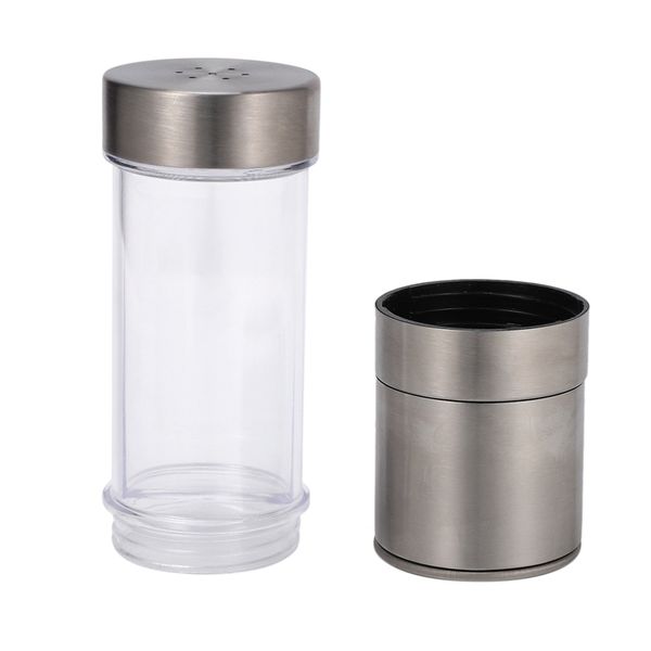 

2 in 1 seasoning grinding stainless steel manual pepper grinder salt & pepper mill grinder kitchen tools accessories for cooking