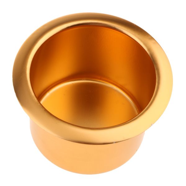 

aluminum alloy cup drink holder for marine boat car truck camper rv gold
