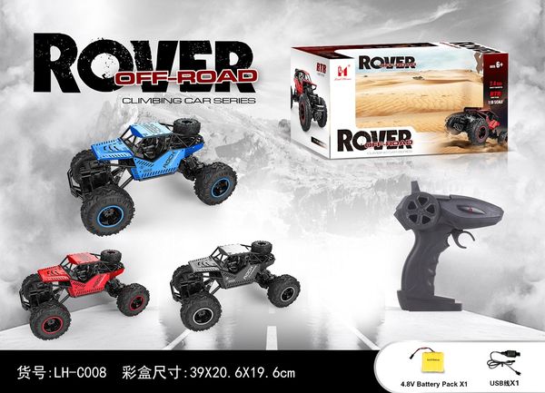 Yüksek Hızlı 4WD Radyo RC Araba 2.4G Off-Road Araba 4x4 Sürüş Controle Remoto Rc Sürüklenme Araba Araç Hobi Oyuncak