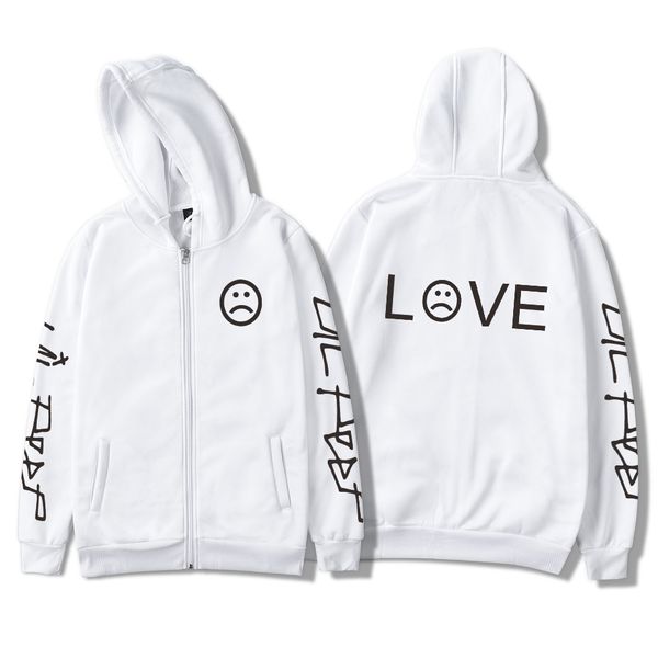 

lil black sweatshirt and men zipper hoodies love off peep white outerwear harajuku winter women male kpop 2019 kpop 4xl r.i.p. pxhwk