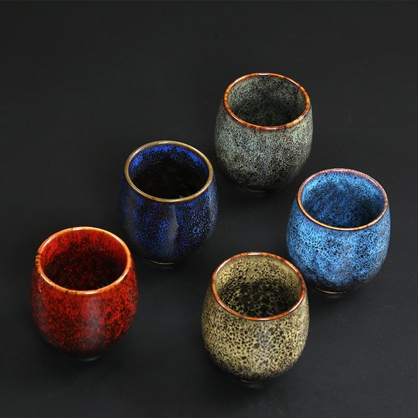 

150ml change glazed ceramic porcelain size drinking tea coffee big kiln teacup drinkware cup travel mug spxmt