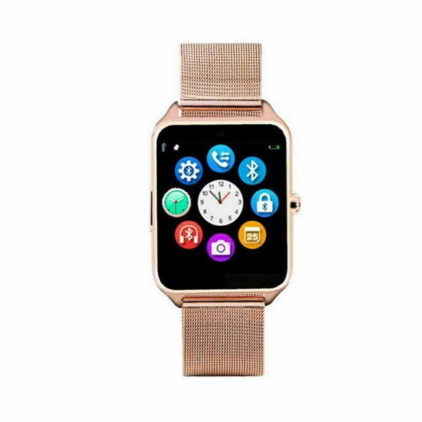 

bluetooth smart watch plus metal strap bluetooth wrist smartwatch support sim tf card android ios smart watch