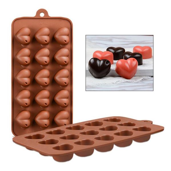 

new silicone chocolate mold 24 shapes chocolate baking tools non-stick cake mold jelly&candy 3d mold decoration diy jsc184