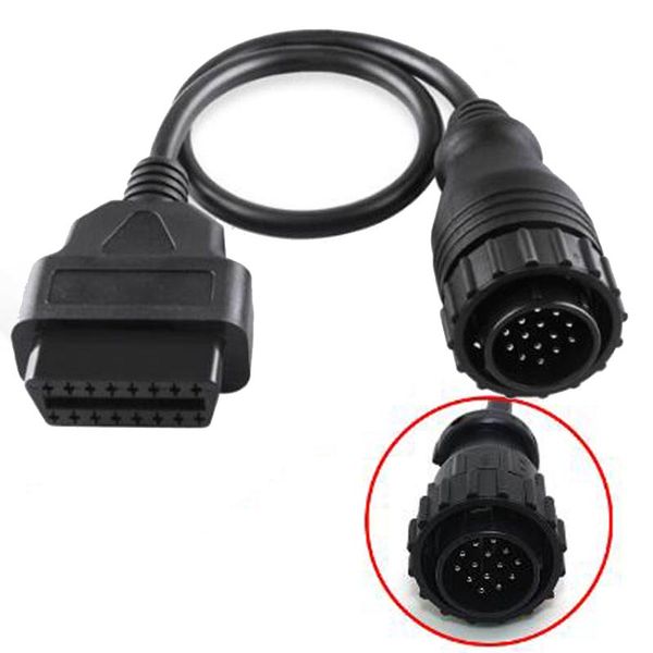

for mb sprinter 14pin to 16pin car diagnostic cable 14 pin to obdii obd2 obd ii odb 2 16 pin adapter