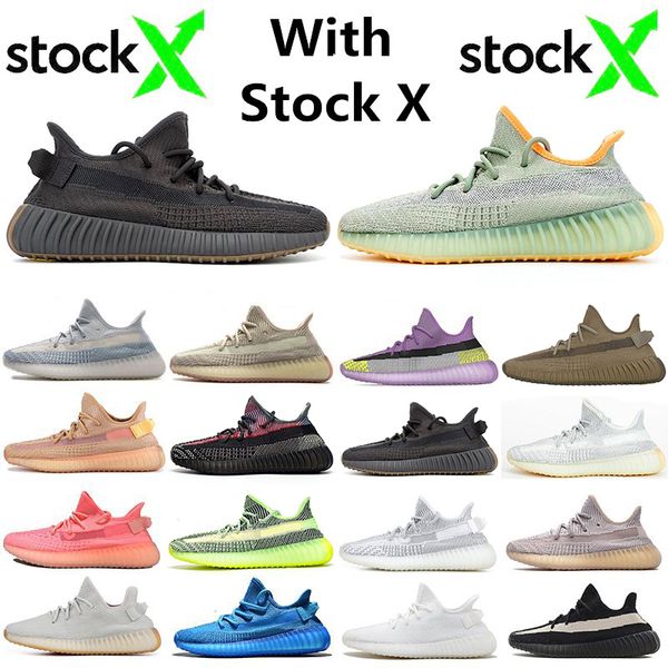 

2020 new kanye west desert sage earth cinder running shoes zyon yecheil yeshaya flax linen zebra bred gid static mens trainers sneakers