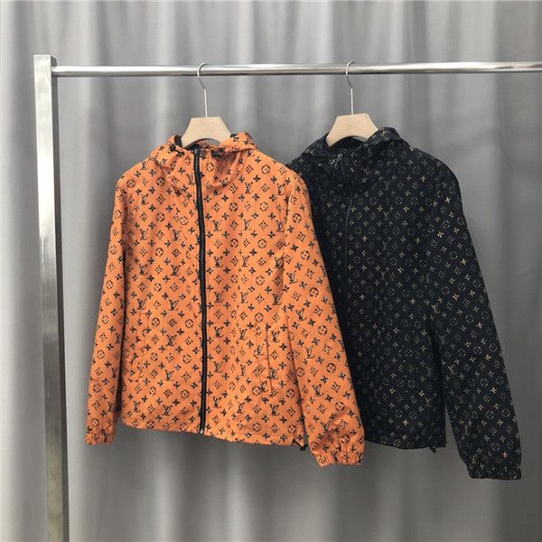 

19aw luxurious paris brand design l hooded jackets sweatshirts men women clothes sweater fashion full print streetwear outdoor hoodies coat, Blue;black