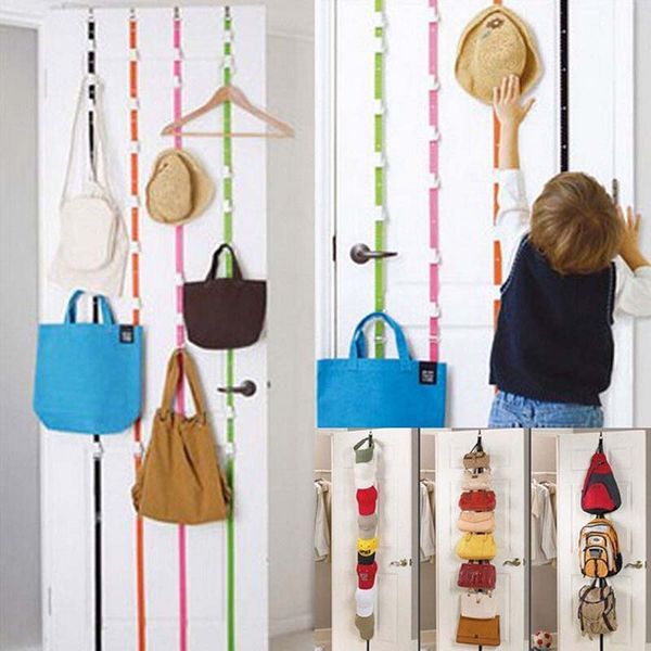 

new fashion hooks door wall straps hanger storage bag hat handbag clothes organizer