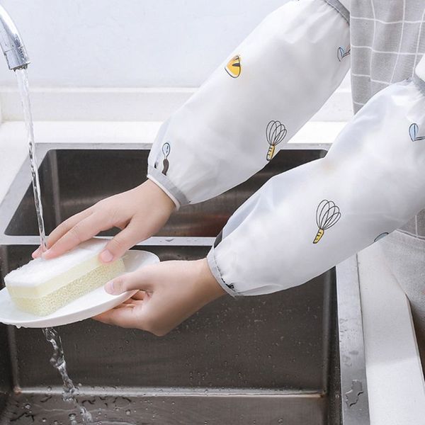 

women cleaning sleeve oversleeve household antifouling waterproof arm protector