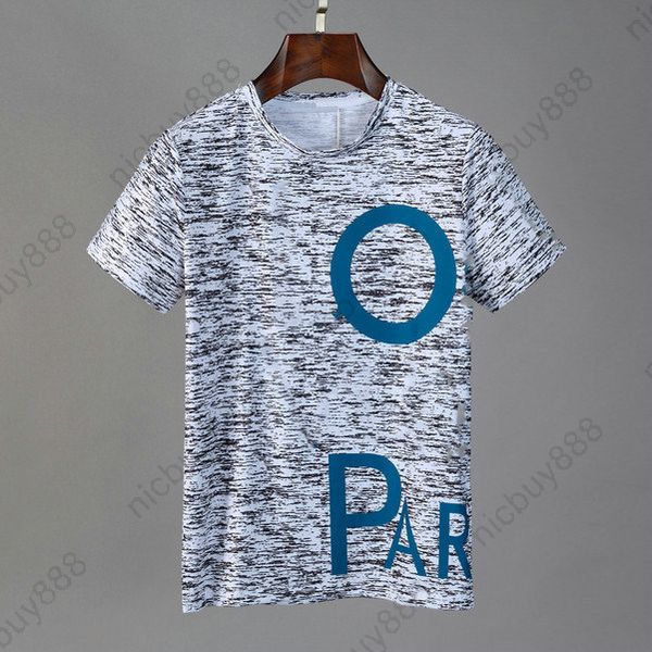 

monogram письмо геометрической printed мода роскошного дизайн футболка лето дышащих женщины люди полосатый топ tee простой тенниска тенниска, White;black