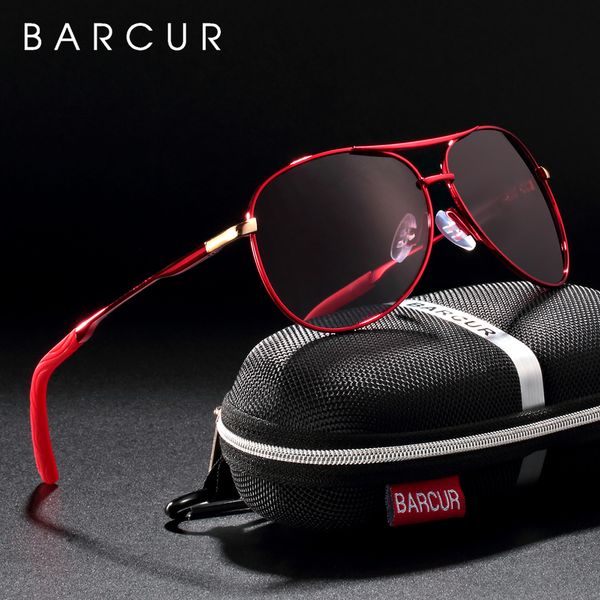 

barcur latest gradient women sunglasses polarized sun glasses pilot female gafas masculino, White;black