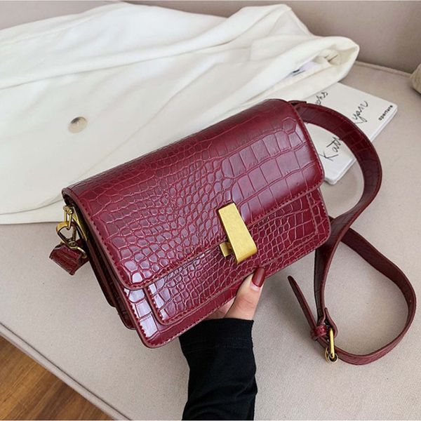 

quality pu leather crossbody bags for women 2019 stone pattern shoulder messenger bag lady travel luxury handbags bolso mujer