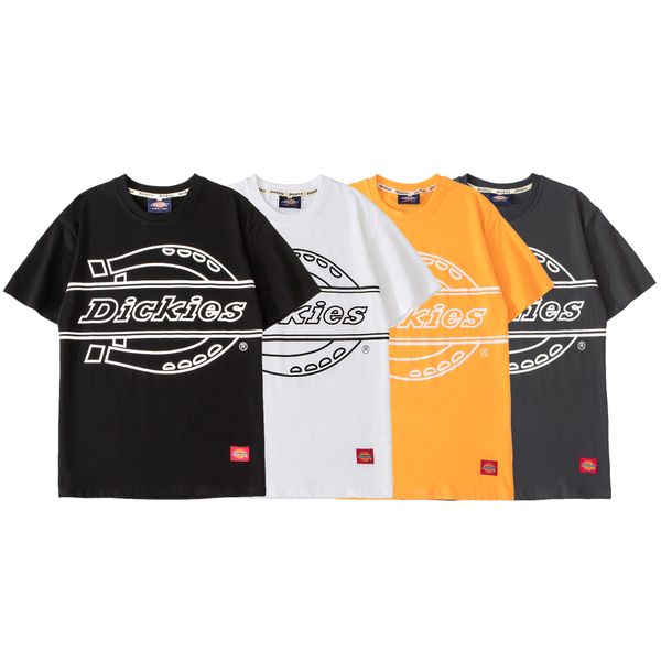 

dickies women mens designer t shirts fashion casual short sleeve tshirt summer letter print women mens tee couples matching clothes