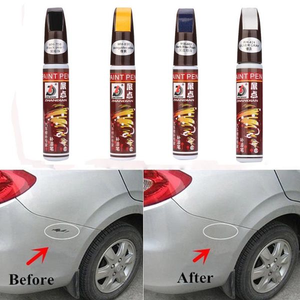 

7 colors paint pen auto car coat paint pen touch up scratch clear repair remover remove tool applicator non-toxic durable