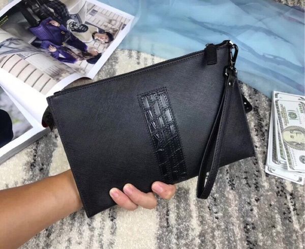 

fashion classic cosmetic bags handbags men clutch wallet mens clutch hand bag with belt large envelope bag briefcase purse
