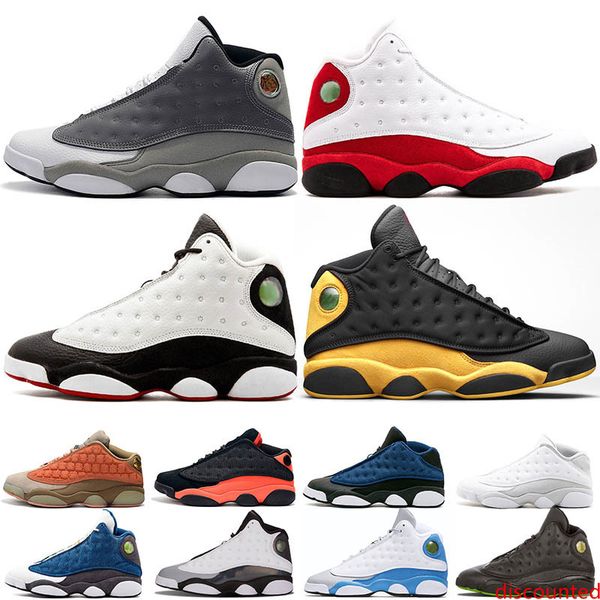 

new brand 13 basketball shoes 13s mens clot atmosphere grey melo flint bred black cat dmp wolf grey designer trainer sports fashion sneakers