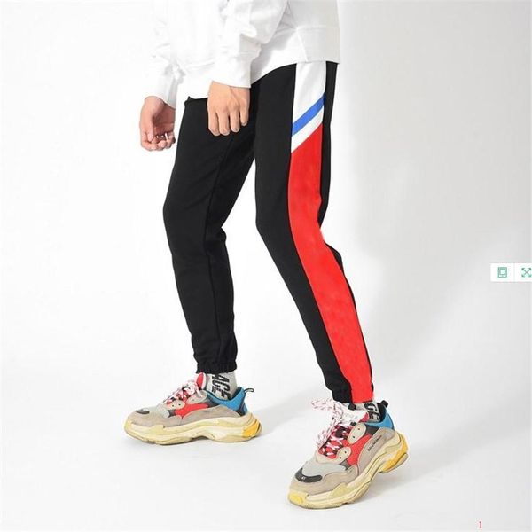 

woman men designer jogger pants famous sports pants fashionable side stripe designer joggers luxury clothes xypf070602, Black