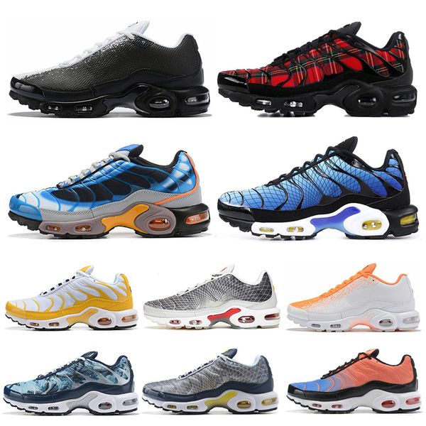 

fashion tn plus se men running shoes volt greedy hyper crimson triple black white tartan mens designer athletic sports sneakers