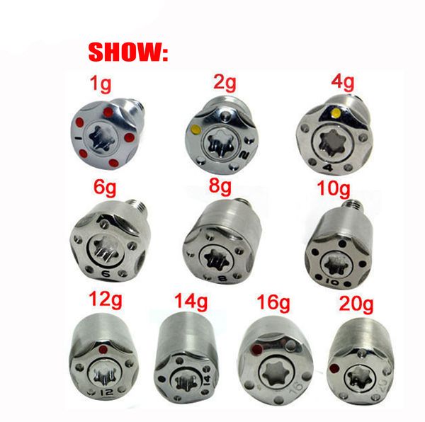 

2pcs golf r7 r9 r11 r11s r1 weights 1g/2g/4g/5g/6g/8g/10g/12g/14g/16g/18g/20g driver woods