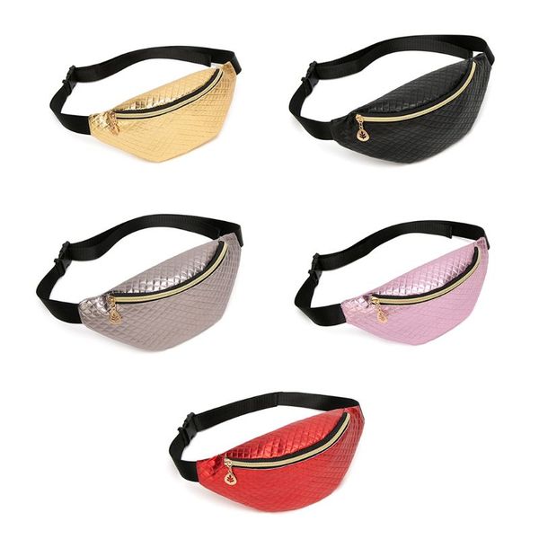 

fashion women solid color waist fanny pack phone pouch belt bag lady casual travel hip bum bag female small shoulder cheat