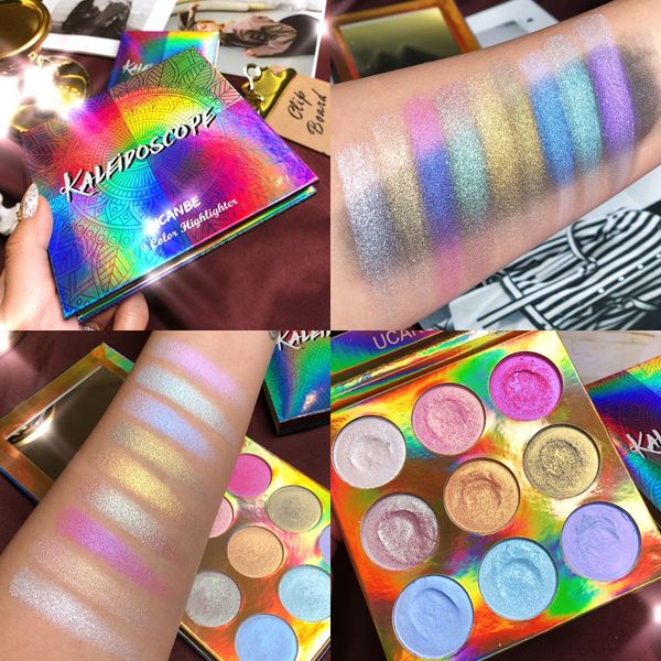 

internet celebrity make up 9 colors eye shadow palette shimmer matte glitter eyeshadow palette amazing colorful pigment