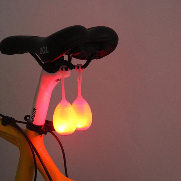

new arrive leadbike eggs rack light identify chandeliers bicycle back rear tail ball egg lamp support night cycling accessories