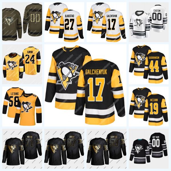 

17 Alex Galchenyuk Pittsburgh Penguins Jersey Dominik Kahun Kris Letang Jared McCann Sidney Crosby Evgeni Malkin Patric Hornqvist Pettersson