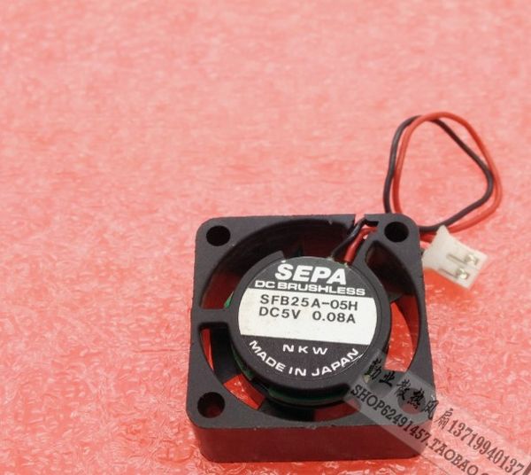 

wholesale new original sepa sf25a-05h sfb25a-05ha 2.5cm 2510 5v 0.09a cooling fan