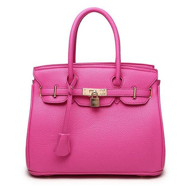 

wholesale- new original fashion orange luxury lock designer handbags real women bag evening bags totes fr028