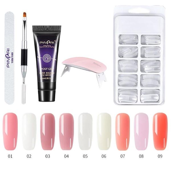 

uv nail polish set nail extension fiber set fiberglass nails ptherapy extension glue 20ml for manicure kit gel