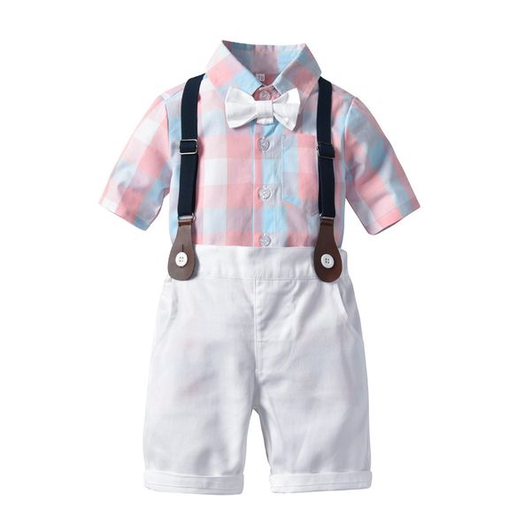 Ropa Bebe Reci/én Nacido Ropa Bebe Ni/ño Verano Camiseta de Sin Manga T-Shirt Tops y Pantalones Cortos Conjunto de Ropa de Caballero 2-7 A/ños K-youth Conjunto Ni/ño