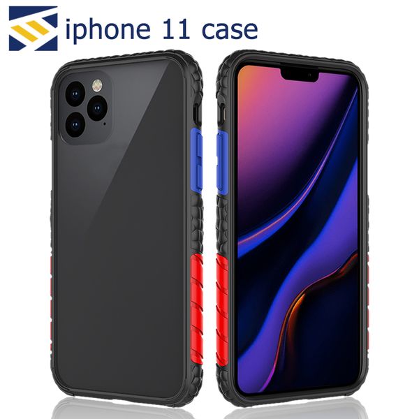 

рамка пены texture телефон крышки случая сота pc прозрачный протектор противоударный задняя крышка для iphone 11 pro max x xr xs max huawei