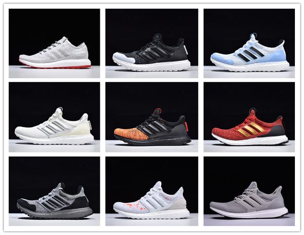 

2020 stock x ultra 4.0 мужские кроссовки красные полосы orca белый бордовый primeknit ub 4.0 спортивные тренеры мужчины женщины кроссовки 36, Black