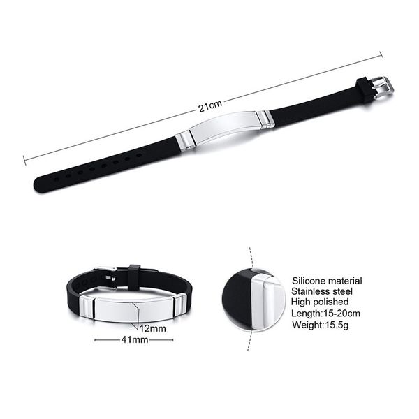 

fxm b9 new arrival sanyu find jewelry for women birthday gift selling silver bracelet lover bracelet about 17cm size, Black