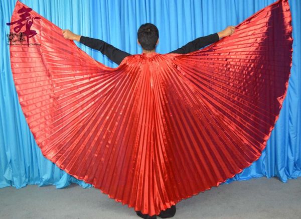 

угол горячие продажи крылья египетский египет танец живота костюм isis крылья танцевальная одежда (не палка) 11 цветов, Black;red