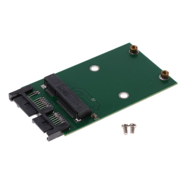 

mini pci-e ssd msata to 1.8 " inch micro sata 16pin riser card adapter board