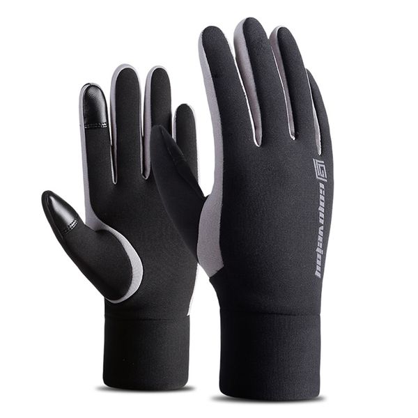 

outdoor thickened ski gloves full-fingered touch screen waterproof warmer fleece-lined gloves for riding snowboard flexible