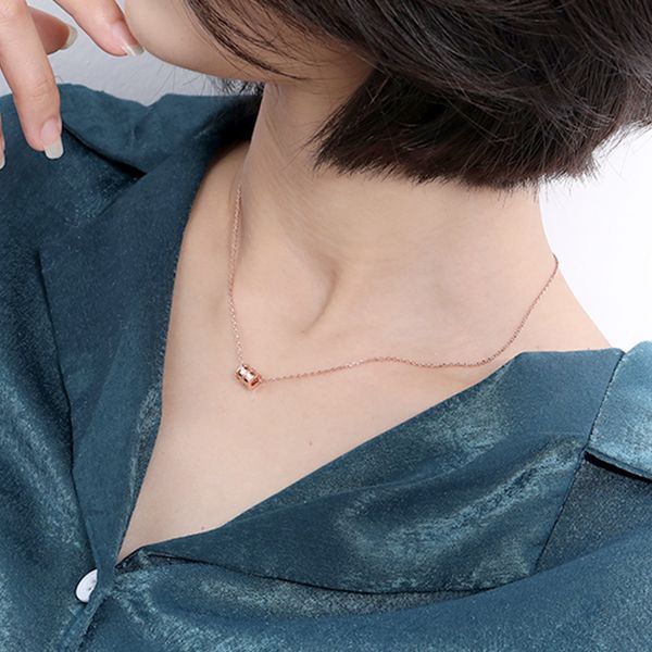 

S925 Silver Necklace Female Transfer Bead Clavicle Chain Xiaohongshu Female Necklace with Xiaomanwaist Hanging