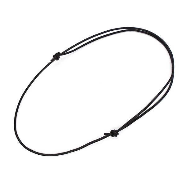 Collane regolabili lunghe del choker del cursore del nodo del cavo del cuoio genuino 20pcs/lot per la fabbricazione dei monili