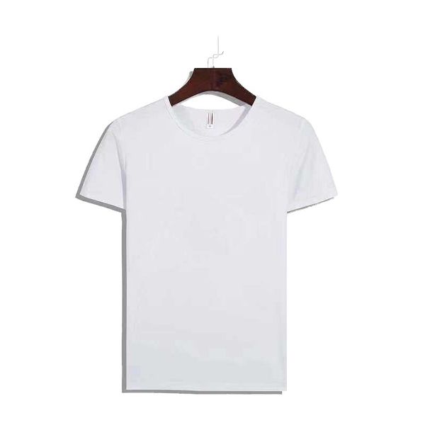 

summer t-shirt men cotton short sleeve black round neck athletic t-shirt men's summer half sleeve elasticity breathable sweat ab, White;black