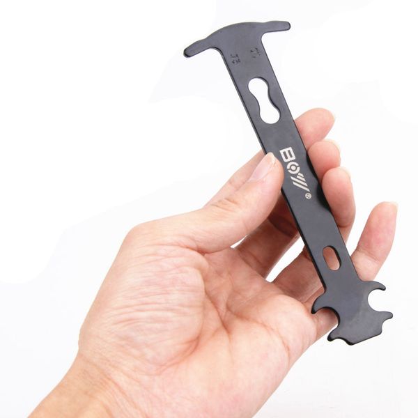 

bicycle repair tools bike chain wear indicator tool chain checker kits multi-functional bike repair tools cycling accessories
