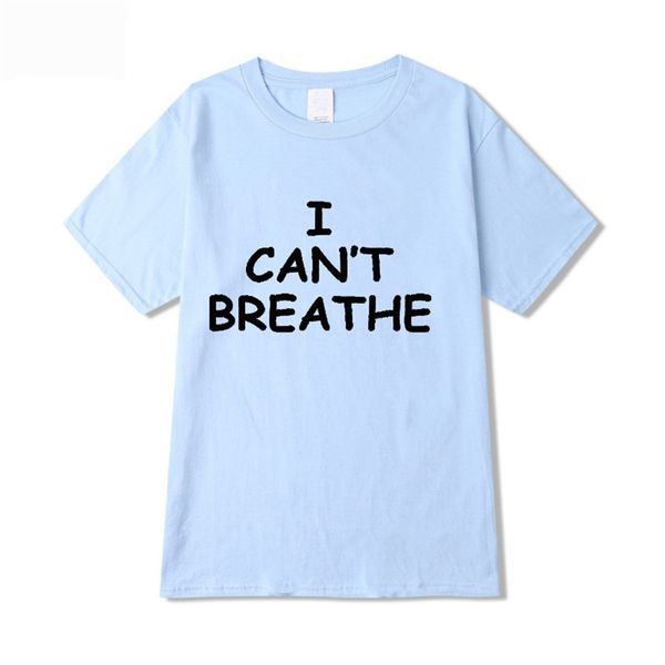 

i cant breathe19ss luxury mens designer t shirt fashion cotton couple short sleeve mens print sport tees 2 colors size s-2xl #200, White;black