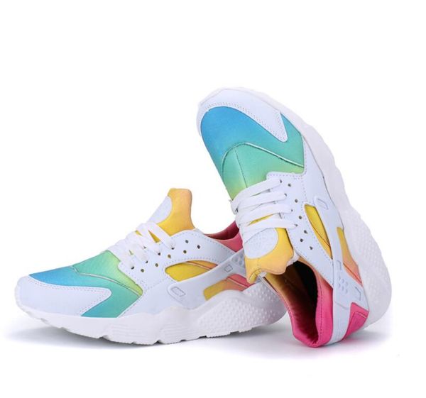 

бесплатная доставка size36-46 2018 ультра повседневная мужская обувь huaraches rainbow ultra hococal breathe shoes мужчины женщины huraches, Black